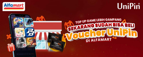 Makin Gampang Beli Voucher Game UniPin di Alfamart Seluruh Indonesia!